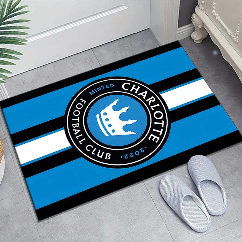 1pc Football Team Design Area Rug - Non-Slip, Soft & Cozy Floor Mat for Living Room, Bedroom, Office - Indoor/Outdoor Decorative Carpet