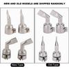 Welding Gun Nozzle Stainless Steel Heat Resistance High Strength 120 Degree Welding Nozzle for Soldering