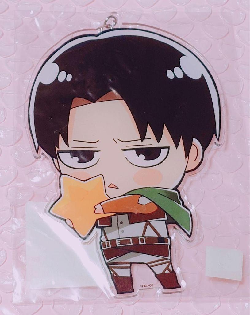 [USED] Attack On Titan Levi Star Hecho Extra Large Acrylic Keychain
