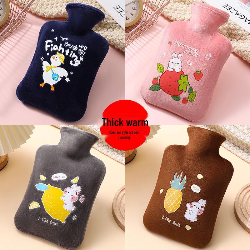 Large Hot Water Bottle: Warm Water Bag for Belly, Hand, and Bed