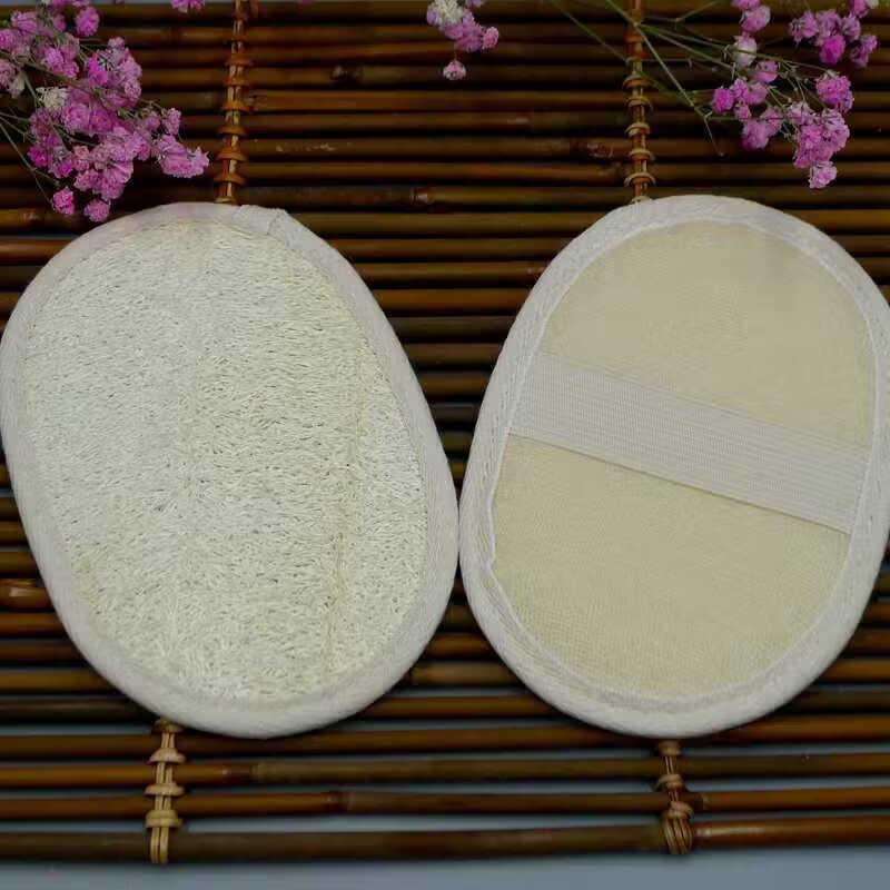 Peeling Badebürste & Natürliche Luffa-Schwamm Set