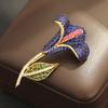 Jantar de casamento alta gama luxo leve azul lírio narciso broche requintado e elegante ramo broche cintura anti-luz
