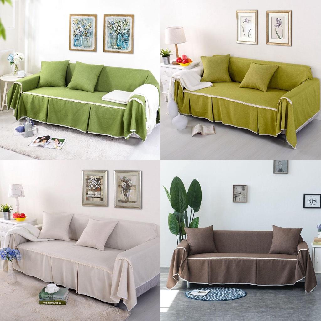 Weiche und strapazierfähige einfarbige Sofabezüge für rutschfesten Couchschutz