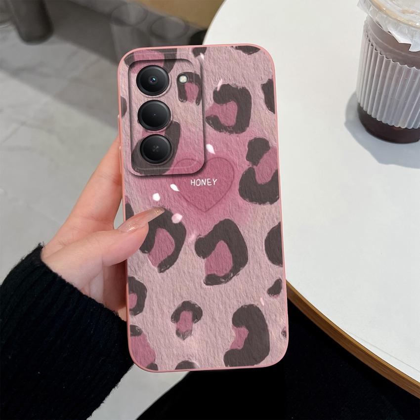 Premium Protective Case For Redmi 15 10 11 15C 12C 10C Note 14 Pro Plus 14S Beautiful Brown Leaf Patterns Liquid Silicone Phone Cover For Redmi Casing