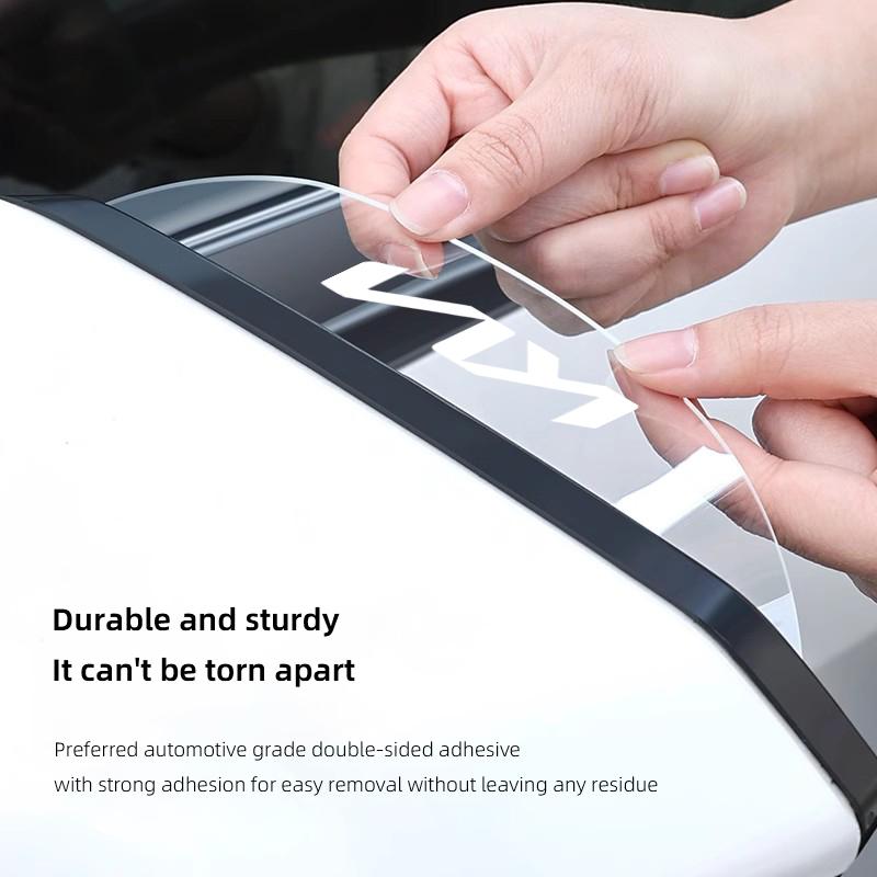 AABIV1 2Pcs Car Rearview Mirror Rain Eyebrows Rainproof Cover For KIA RIO Soul EV6 EV9 Sorento Ceed Niro EV3 Stinger K5 K9 Stonic Forte