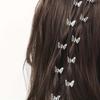 10Pcs/Set Gold Color Butterfly Shape Small Hair Claws For Women Girls Sweet Metal Hollow Mini Hair Clips Hair Accessories