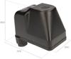 Pressostato meccanico BSK-3 230 V monofase - Controllo automatico della pressione - Per pompa di pozzo - Nero - Kotarbau