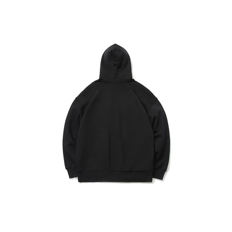 Li Ning Série Týdne módy v Paříži Volná mikina s kapucí Ležérní sportovní mikina Pánská mikina Černá AWDR167-2