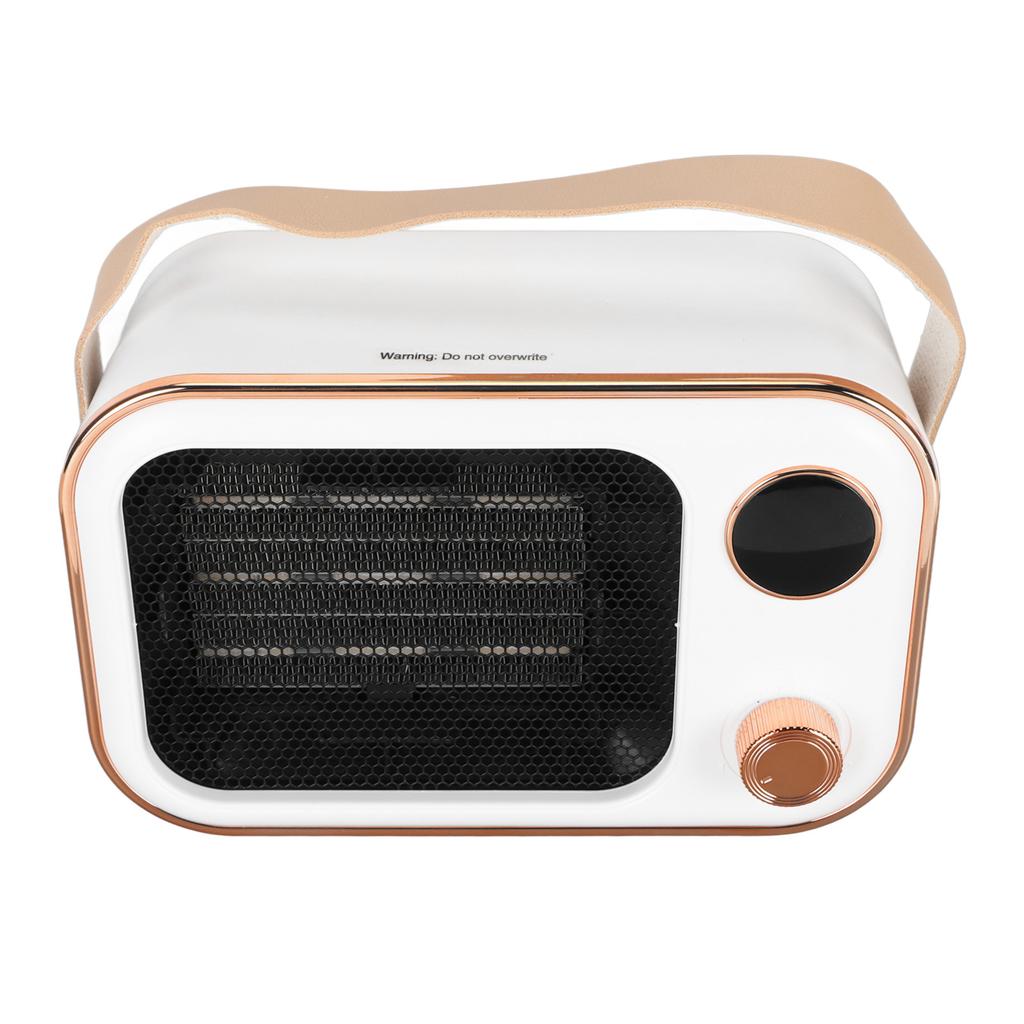 Electric Space Heater 800?1200W 2 Temperature Mode All Round Warmth Small Heater Fan for Indoor