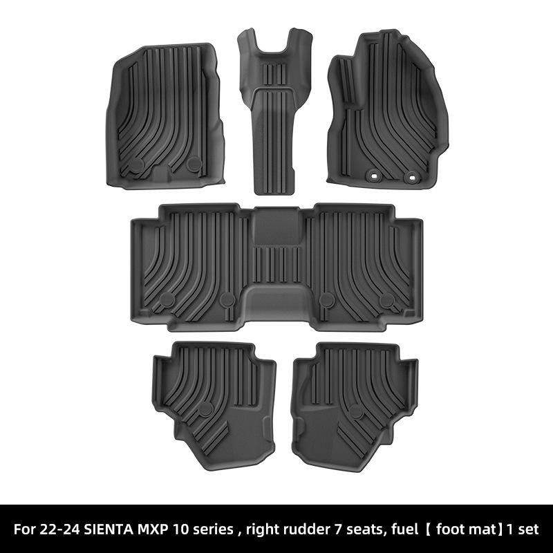Custom TPE Floor Mats for 2022-2024 Toyota Sienta MXP 10 Series
