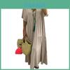 Cotton Blend Long Maxiskirt With Asymmetric Design For Casual Streetwear Style