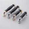 Black Door Handle Single Hole Cabinet Handle Hardware Wardrobe Handle  Wardrobe