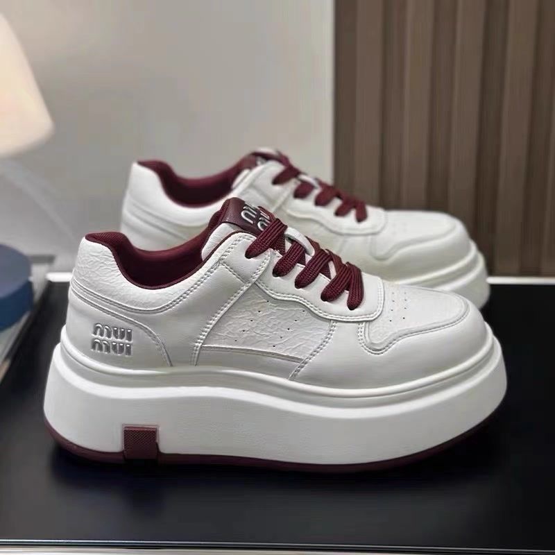 Thick-soled heightening German training little white shoes women's models will be popular in the autumn of 2025. Versatile Korean sports and leisure