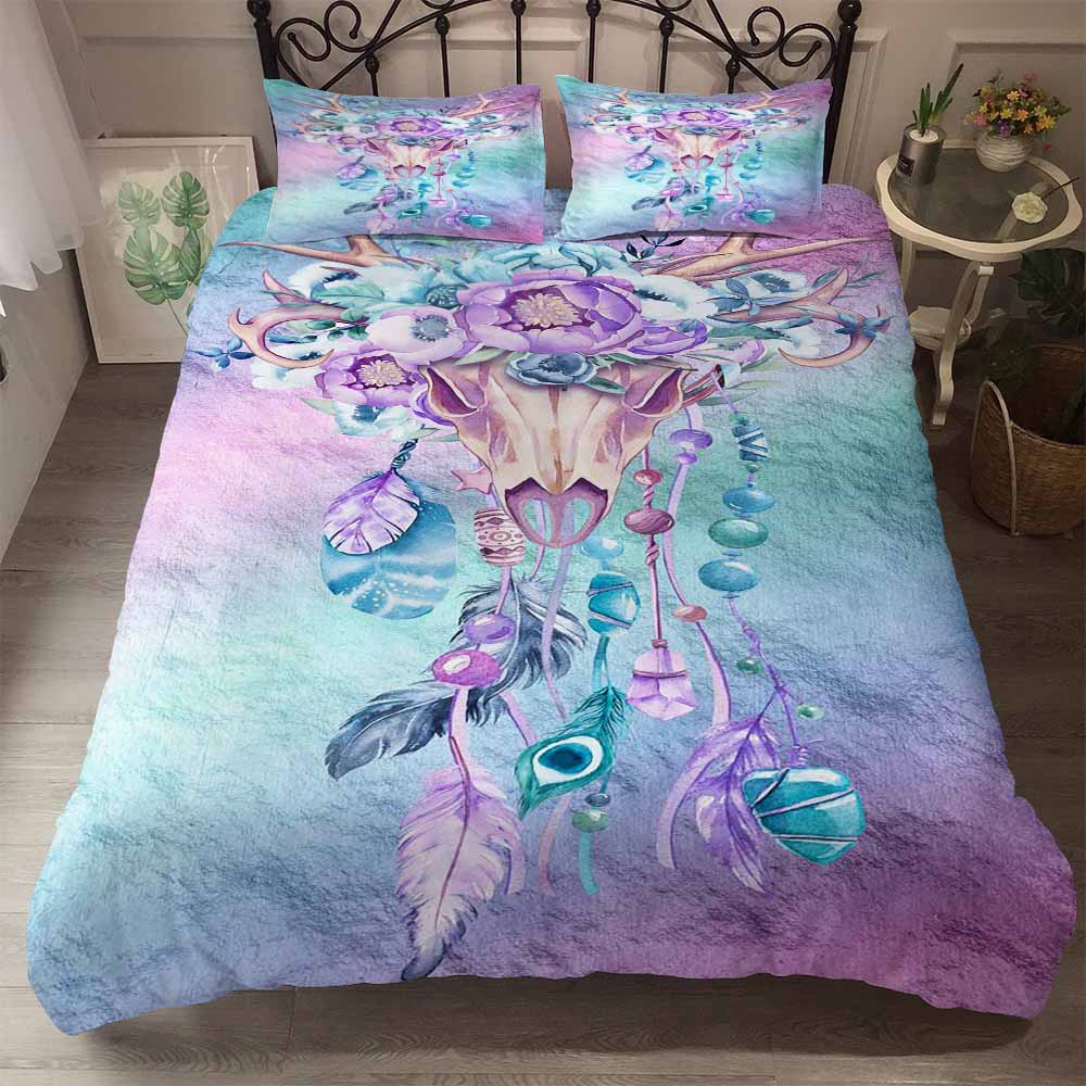 Comforter S High Quality Soft Fabulous Bedding Set 3D Couple Wolf Bed Comforter Bohemian Style Dreamcatcher Bed