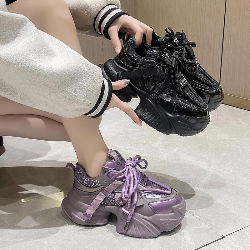 Couple Models Thick Bottom Sneaker Women 2024 New Korean Versatile Casual Shoes Non-slip Comfort Masculino Zapatos Mujer Tenis