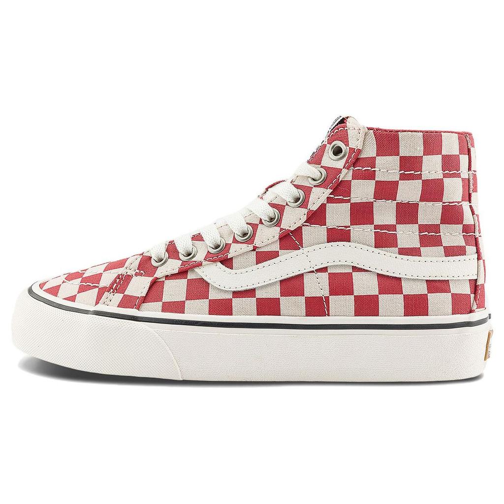 Vans Sk8 Comfortable Versatile Lightweight Breathable High-Top Skate Shoes Unisex Sneakers Red VN0A4BX6RED