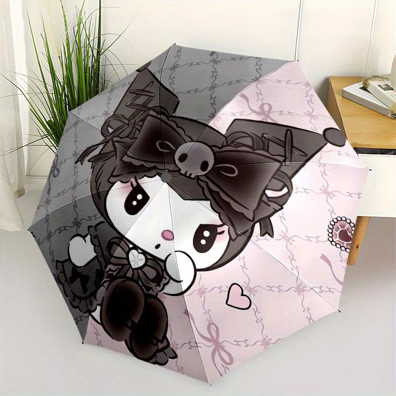 1pc Colorful Coulomb Sanrio Automatic Opening and Closing Umbrella - Small Umbrella Suitable for Various Occasions, Portable 3-Fold Small Umbrella for