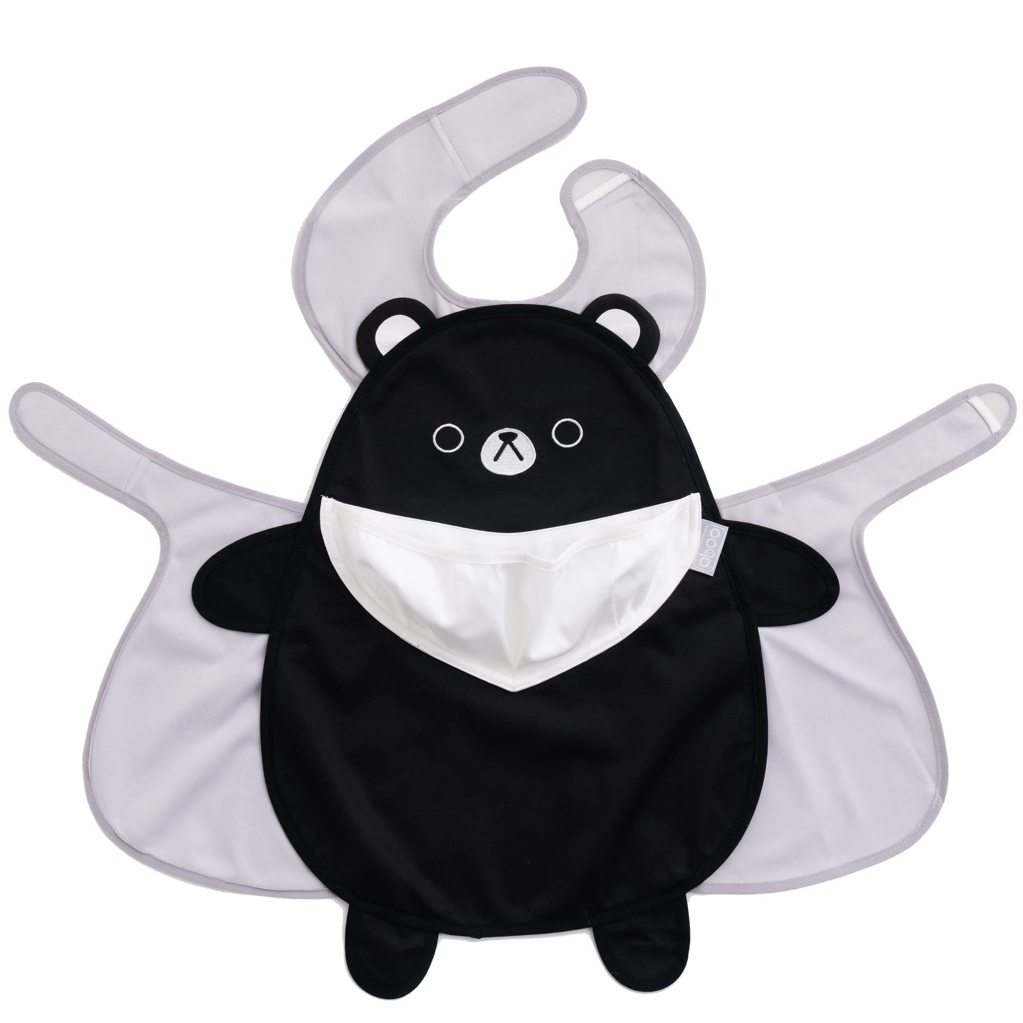 

Aboo Meal 3D Water Long Baby Shower Gift Black [aboo] Apron, Pocket, Velcro, Repellent, Length, Portable, Nursery, (Asiatic Bear)