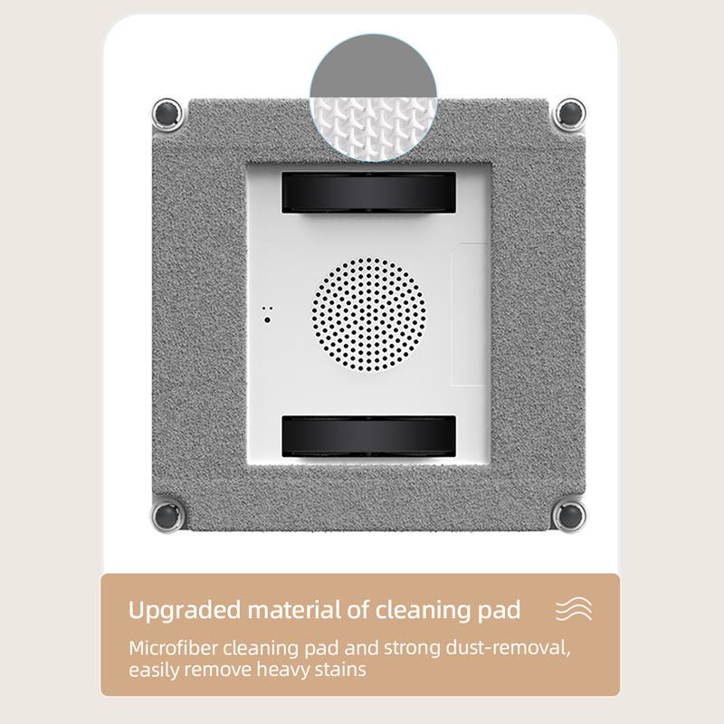 (Para YW509) Paños de Microfibra para Fregar para Robot Limpiacristales Liectroux, 6 uds/paquete