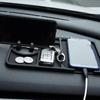 Car Dashboard Anti-slip Rotatable Phone Holder Mat with Parking Number PVC Universal SUV