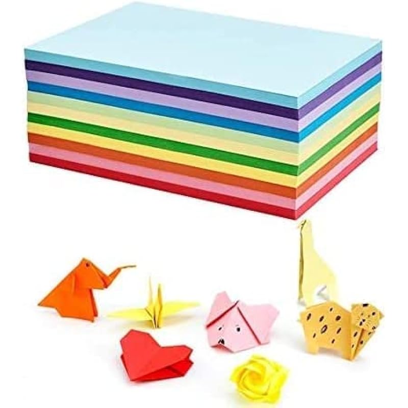 Eclet 40 Pcs Color A4 Medium Size Sheets (10 Sheets Each Color) Art And Craft Paper Double Sided Colored Set 3 (40)