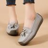 Fashion 2025 Summer Fashion Sneakers Women Comforty Flats Soft Hand-stitching Leather Casual Shoes Slip On Loafers Walking Shoes