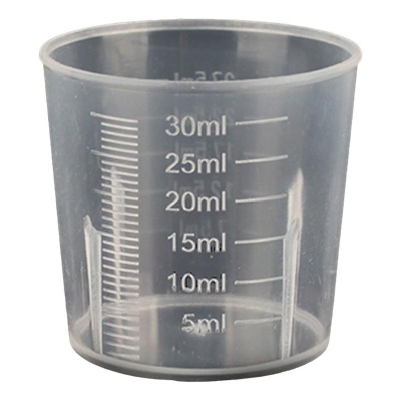 5Pcs/set Clear Laboratory Measuring Cylinder for Kitchen Cooking Measuring Tool Liquid Measuring Cup Clear Kitchen Cup