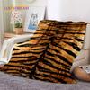 3D Colorful Zebra Stripe Leopard Tiger Soft Flannel Blanket for Bed Bedroom Sofa Picnic,Throw Blanket for Cover Outdoor Nap gift