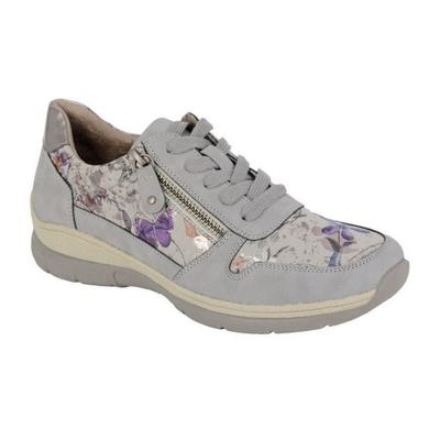 Womens/Ladies Clita Floral Trainers