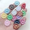 20pcs Mixed 20mm Ab Color Chrysanthemum Decoration Flat Back Diy Hair Accessories Mobile Phone Shell Decoration Flowers
