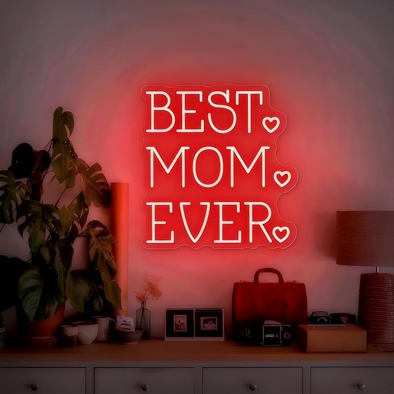 Happy Mother s Day Led Sign, Custom Mother Days Gifts Idea, Wall Decor, Restaurant Led Sign, Best Gifts, Handmade Personalized Gift For Mum, Neon