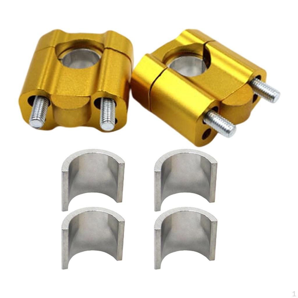 2Pcs Handlebar Mounting Bracket Aluminum Alloy Universal Adapter Riser Accessories Suitable for