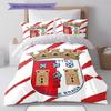 BRA poster Bedding Quilt Set Quilt Cover Pillowcase Home Decoration Birthday Gift (1 * duvet cover + 2 * pillowcase, without core)