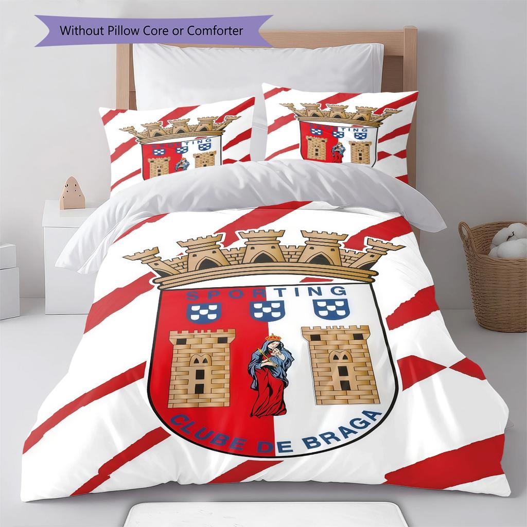 BRA poster Bedding Quilt Set Quilt Cover Pillowcase Home Decoration Birthday Gift (1 * duvet cover + 2 * pillowcase, without core)