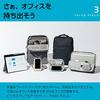 KOKUYO THIRD FIELD 13.3-inch PC Case, Laptop Bag, Dark Gray, TFD-P11DM