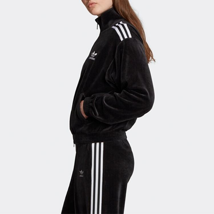 Adidas Originals Jackets Women's Black Stand Collar Moderate Other FL0057
