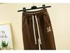 2023 Herbst/Winter Samt Verdickte Knöchel Sport Slim-Fit Hose - Damen Locker Bestickte Harem Jogginghose, Koreanischer Stil