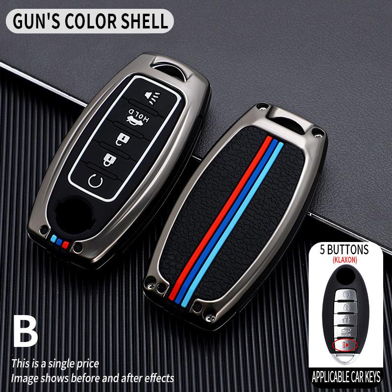 Applicable To The 14th Generation Xuanyi Key Set 2023 Teana Qashqai Qijun Jinke Tuda Car Case Buckle