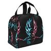 Custom DBZ Dragons Goku Ball Thermal Insulated Lunch Bag Women Men Warrior Resuable Lunch Tote for Outdoor Camping Travel
