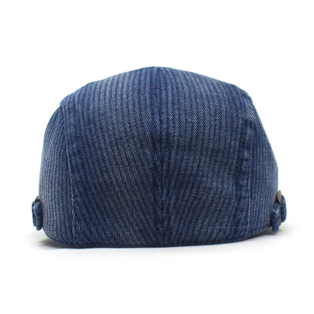 Джинсовая полосатая шляпа — фото 6