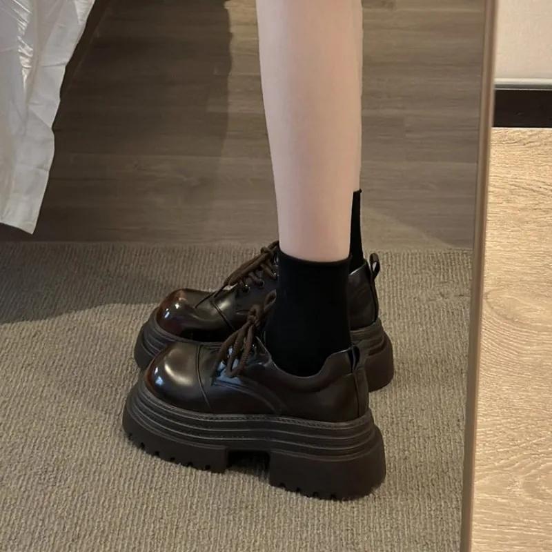 Мода 2024 Нові жіночі лофери Японські туфлі Мері Джейн Жіночі Вінтажні Дівчата Студенти JK Уніформа Лоліта Підбори Платформа Взуття Косплей