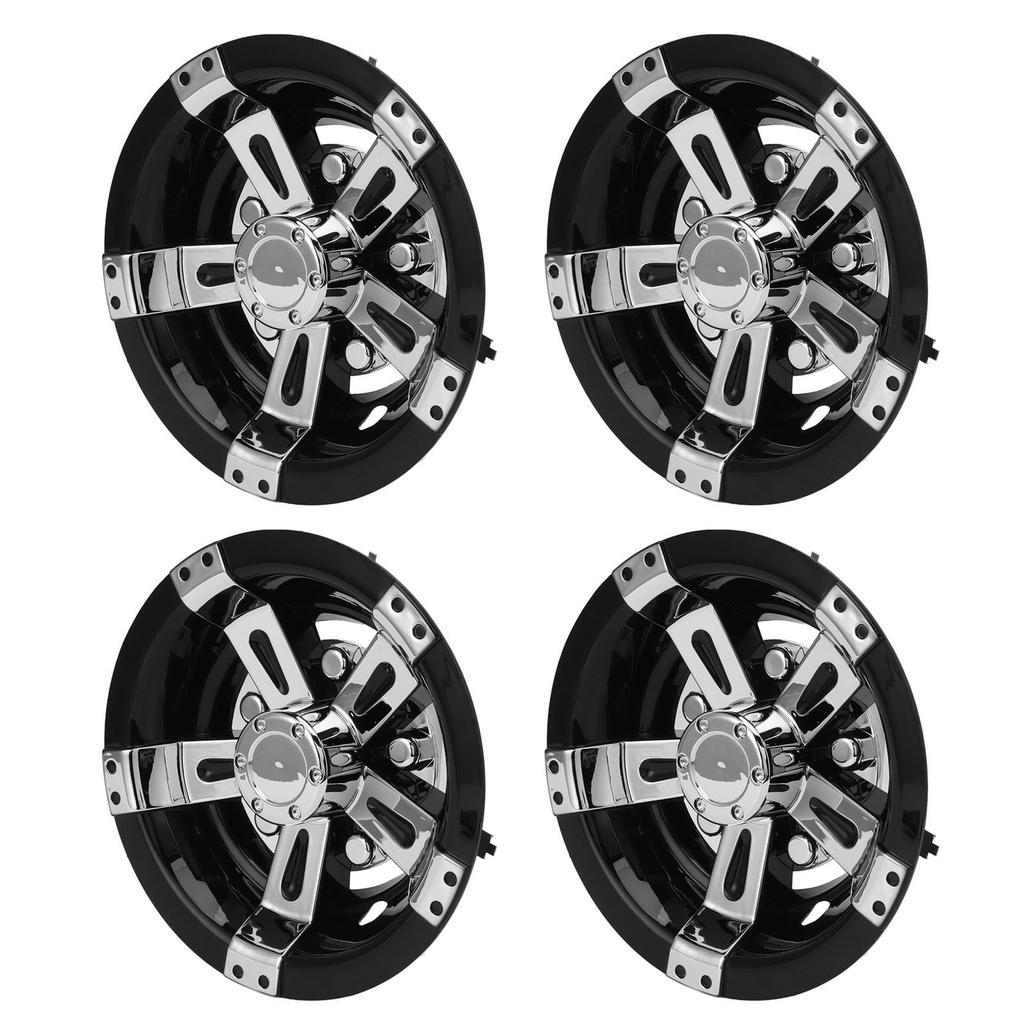 4ks 8in Kryt náboje kola golfového vozíku Snížení odporu větru ABS Lehký Náhrada pro E‑Z‑GO