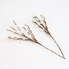 Orange Artificial Dried Branch Decor 29cm Round Foam & Oval Stone Fruit