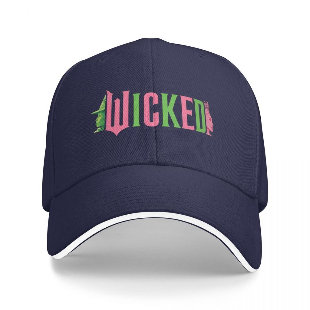 Wicked Glinda And Elphaba Logo Baseball Caps Snapback Baseball Hats Breathable Casual Casquette Outdoor Unisex