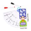 Mathematical Calculations Self Test Training Cards for Beginners 0-12 Maths Fact Learning Tools Primary School Montessori Educat