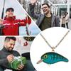 Fish Shape Pendant 2D Flat Acrylic Christmas Necklace