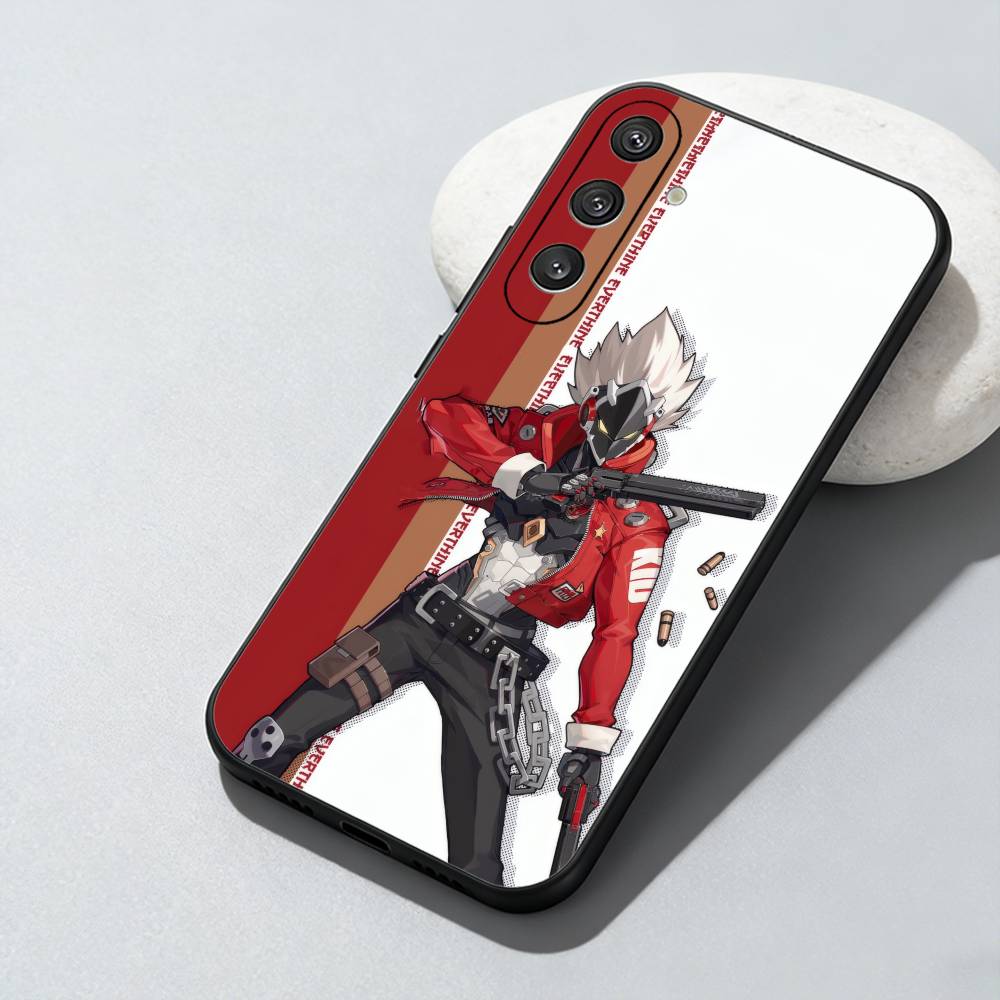 

B-Billy K-KID Game Z-Z-ZERO Character Phone Case For Samsung Galaxy A73,A72,A71,A70,A52,A51 Others Soft Black Cover Samsung a71 5g