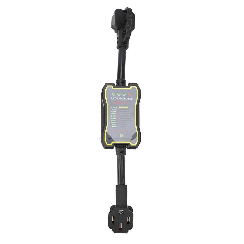 RV Circuit Analyzer with Integrated Surge Protection 50 Amp 4100 Joules RV Circuit Analyzer US Plug 