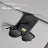 Car Sun Visor Glasses Box Sunglasses Clip Card Ticket Holder For Chevrolet Corvette Montana TrailBlazer Silverado Traverse Camar