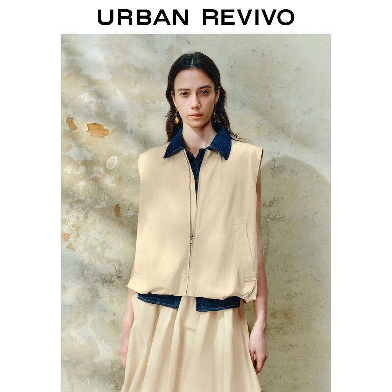 UR Women's Casual Zipper Sleeveless Vest